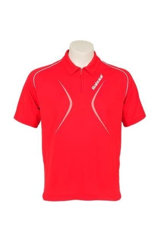 Polo BABOLAT Club - men - CZERWONA - koszulka tenisowa | materiał techniczny | RZESZÓW