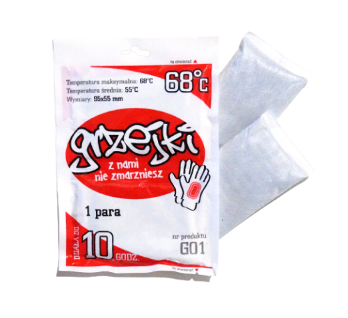 Ogrzewacz do rąk dłoni rękawiczek 1 para (2 szt.), Grzejki | RZESZÓW
