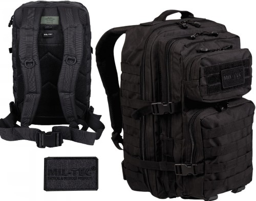 Plecak ASSAULT 36L MIL-TEC - black | RZESZÓW