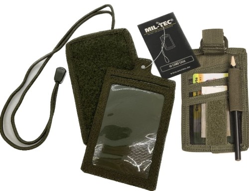 Etui / pokrowiec na przepustkę MIL-TEC, olive green | RZESZÓW
