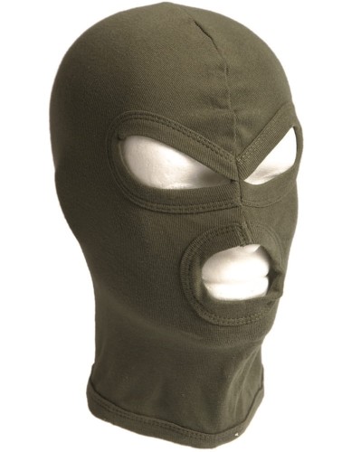 Kominiarka MIL-TEC 3 otwory FINE-RIBBED - olive green | RZESZÓW