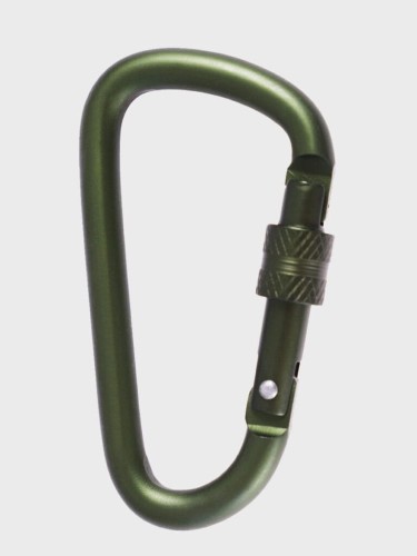 Karabińczyk z zabezpieczeniem Dominator, olive green | RZESZÓW