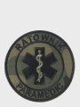 Emblemat - naszywka - polowa medyczna RATOWNIK MED, WZ.93, rzep | RZESZÓW