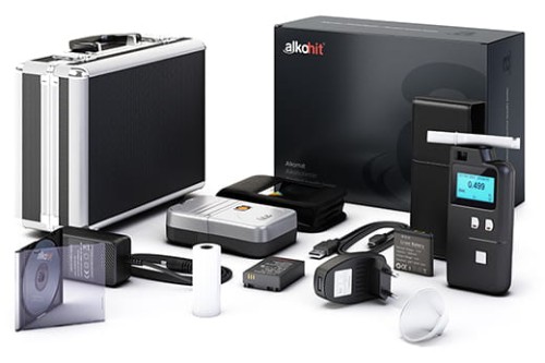 Alkohit x100 z drukarką przenośną - alkomat elektrochemiczny | RZESZÓW