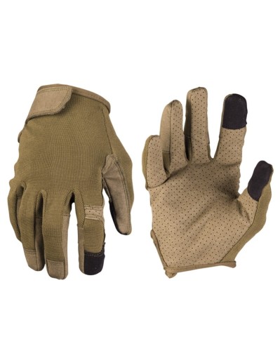 Rękawice taktyczne strzeleckie MIL-TEC COMBAT TOUCH GLOVES - olive green | RZESZÓW