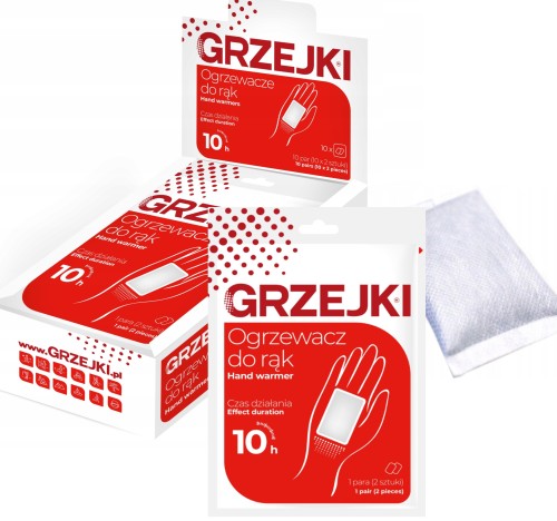 Ogrzewacz do rąk dłoni rękawiczek 10 par (20 szt.), Grzejki | RZESZÓW