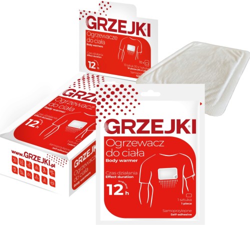 Ogrzewacz do ciała 10 szt. Grzejki | RZESZÓW