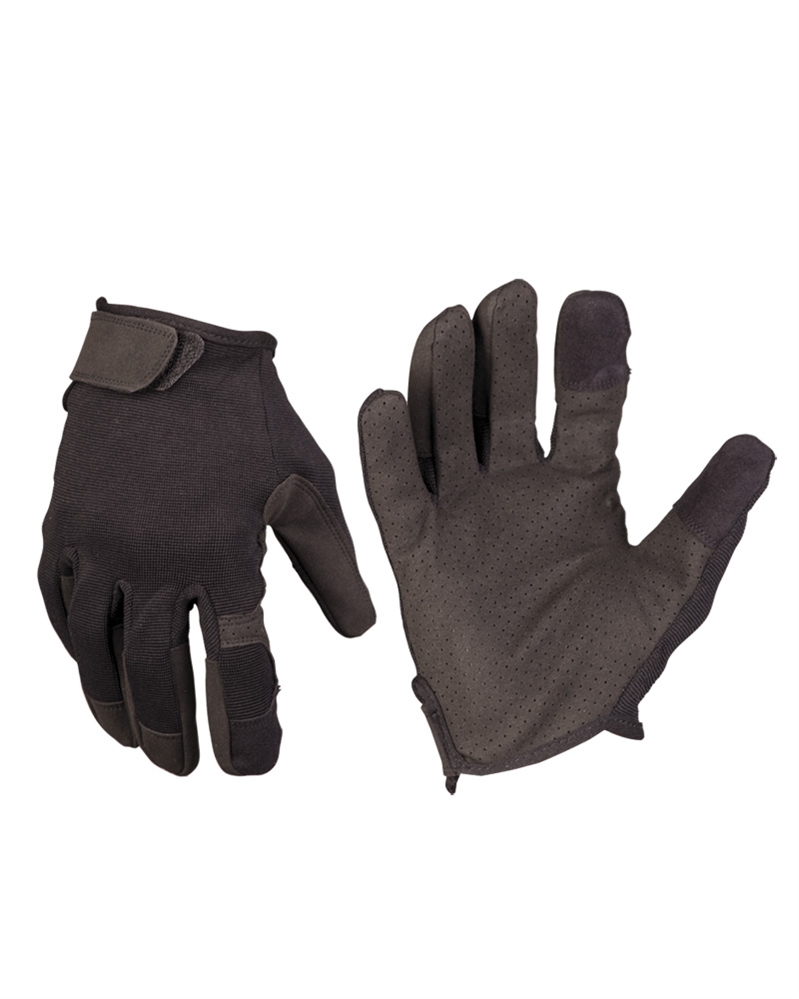 Rękawice taktyczne strzeleckie MIL-TEC COMBAT TOUCH GLOVES - CZARNE | RZESZÓW