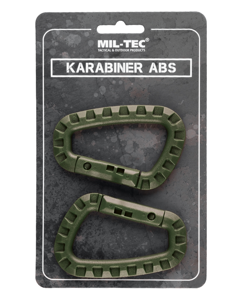 Karabińczyki MIL-TEC - 2 szt., olive green | RZESZÓW