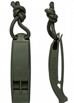 Gwizdek sygnałowy, alarmowy TACTICAL MIL-TEC - olive - 2 szt.| RZESZÓW