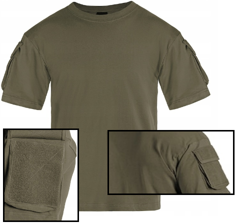 Koszulka taktyczna wojskowa MIL-TEC t-shirt TACTICAL - Olive Green | RZESZÓW