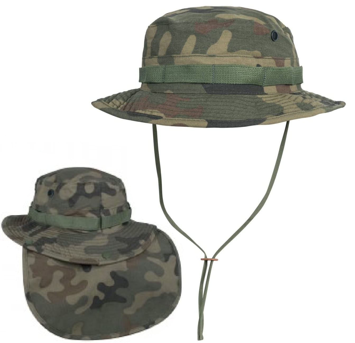 Kapelusz HELIKON Boonie Hat Cotton Ripstop - PL Woodland wz.93 | RZESZÓW